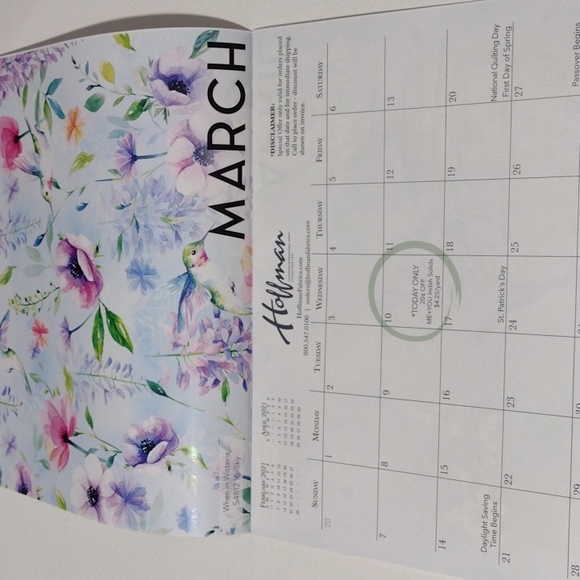 5/$15 Paper Crafting Calendar - Picture 3 of 8